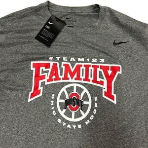 Nike Ohio State Buckeyes T-Shirt Mens XL Dri Fit Family Team 23 Basketball New